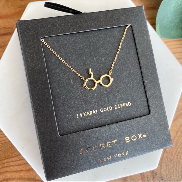 Jewelry - 💓 Gold Dipped Harry Potter Glasses Necklace
